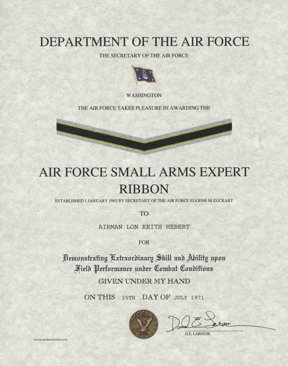 small certificate
