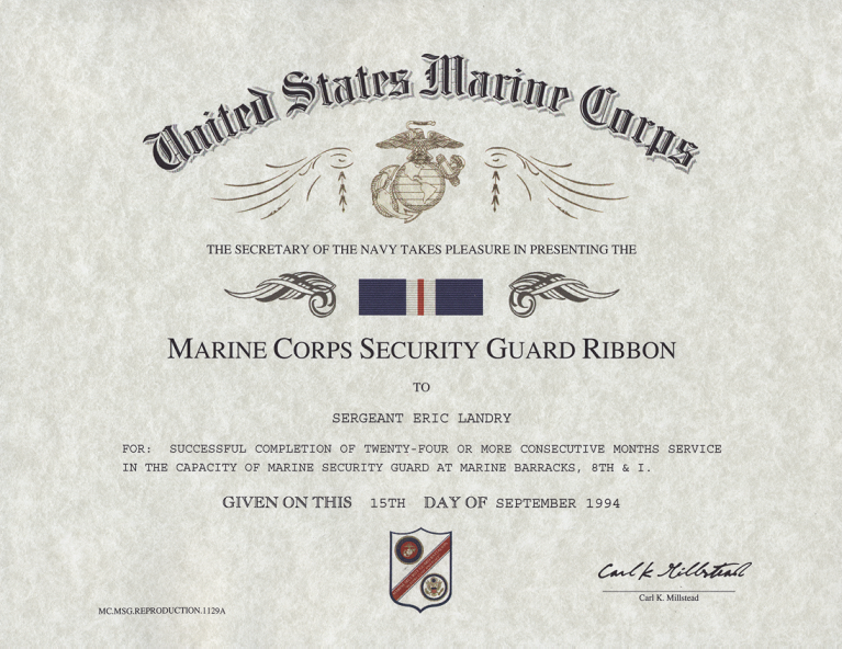 security forces marine